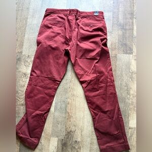 J. Crew Men's Deep Red Chinos